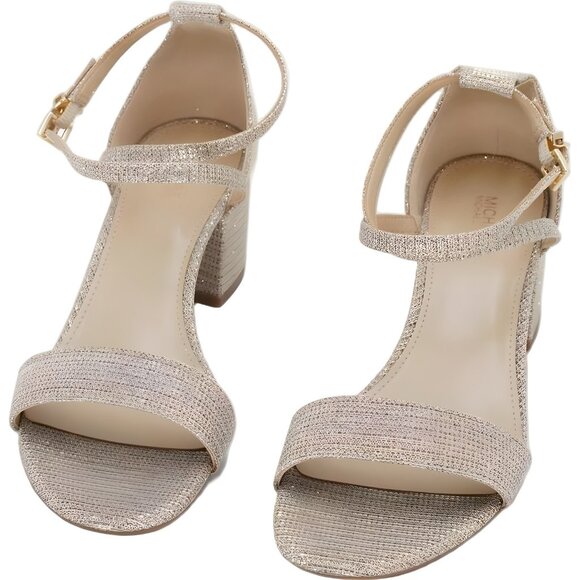 Michael Kors Serena Flex Pale Gold Dress Sandals Women's US 7M - Picture 5 of 6